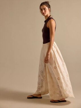 Free people Sweet Serenade Pull-On Wide-Leg Pants